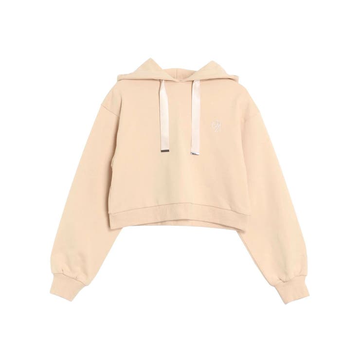 ベージュ | ＜dazzlinコラボ＞LOGO SHORT HOODIE | CALNAMUR