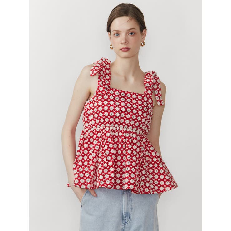EMBROIDERED FLORAL TUNIC[品番：MKSW0057933]｜CALNAMUR