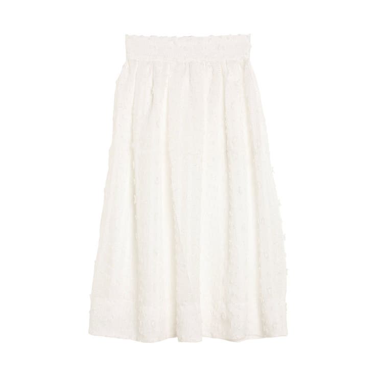 アイボリー | TULIP SHEER SKIRT/チューリップシアースカート | CALNAMUR