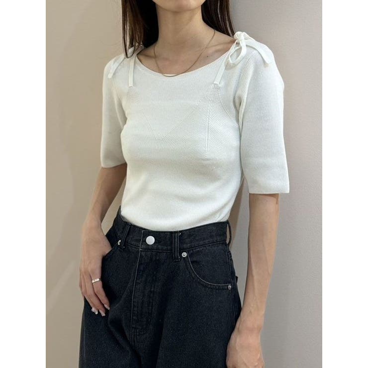 CAMI LIKE RIB KNIT/キャミライクリブニット | CALNAMUR | 詳細画像10 