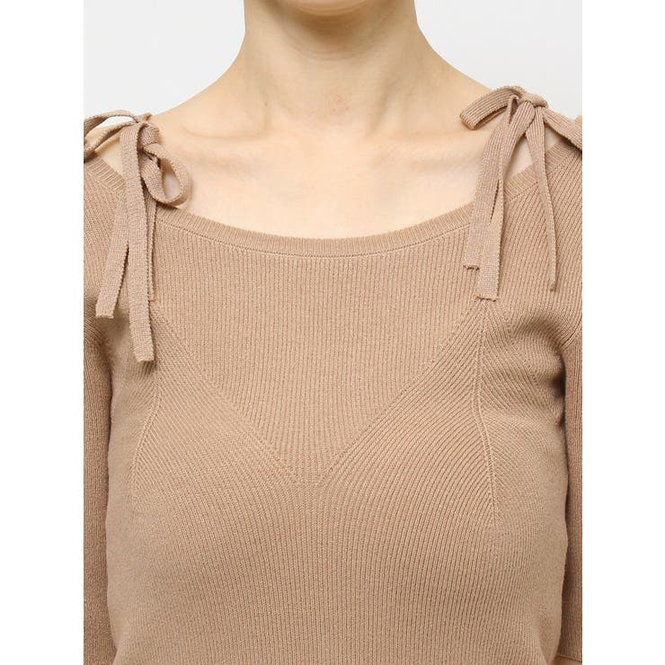 CAMI LIKE RIB KNIT/キャミライクリブニット | CALNAMUR | 詳細画像21 