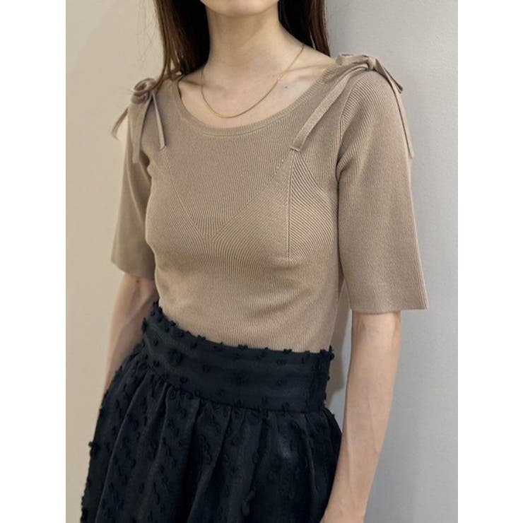 CAMI LIKE RIB KNIT/キャミライクリブニット | CALNAMUR | 詳細画像8 