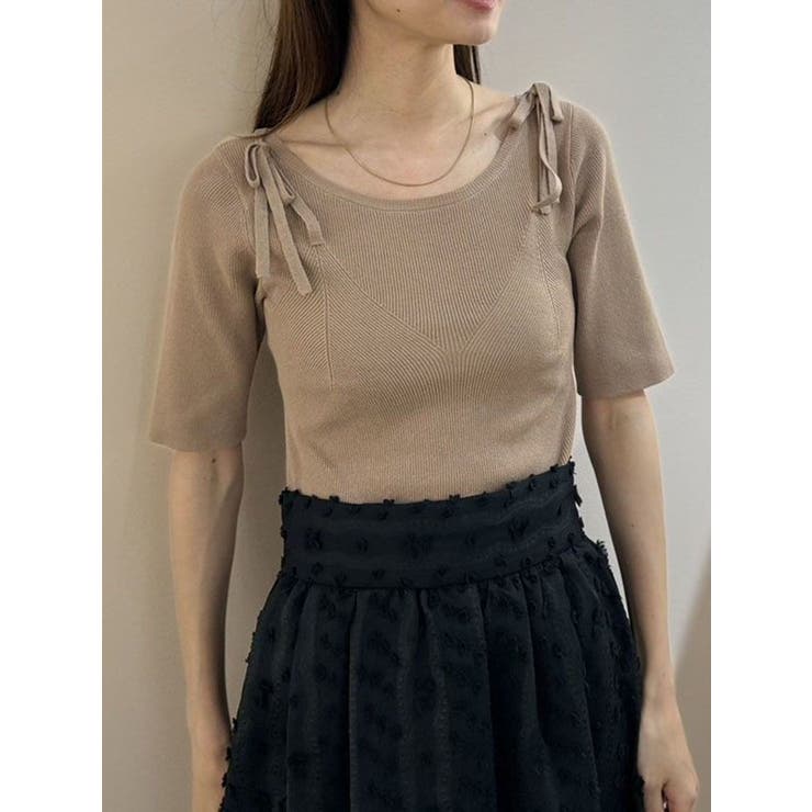 CAMI LIKE RIB KNIT/キャミライクリブニット | CALNAMUR | 詳細画像9 