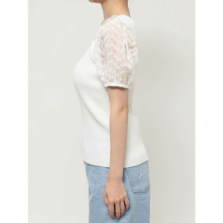 FLOWER EMB KNIT/フラワーエンブロダリーニット | CALNAMUR | 詳細画像15 