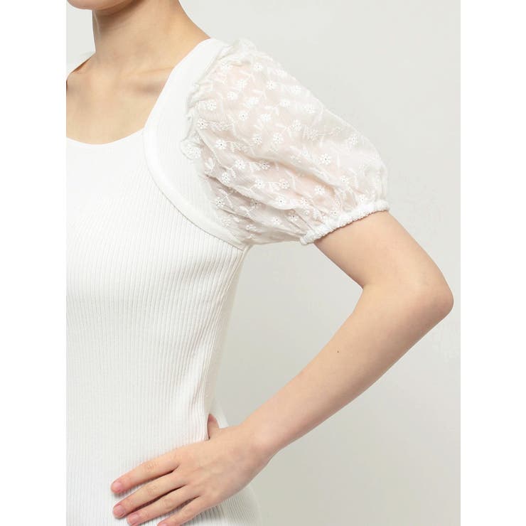 FLOWER EMB KNIT/フラワーエンブロダリーニット | CALNAMUR | 詳細画像18 