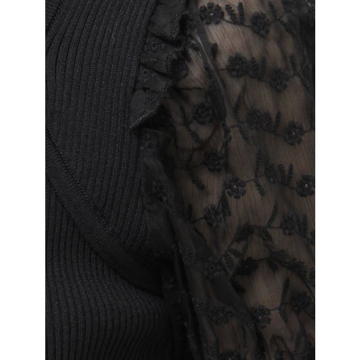 FLOWER EMB KNIT/フラワーエンブロダリーニット | CALNAMUR | 詳細画像23 