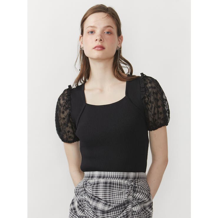 FLOWER EMB KNIT/フラワーエンブロダリーニット | CALNAMUR | 詳細画像3 