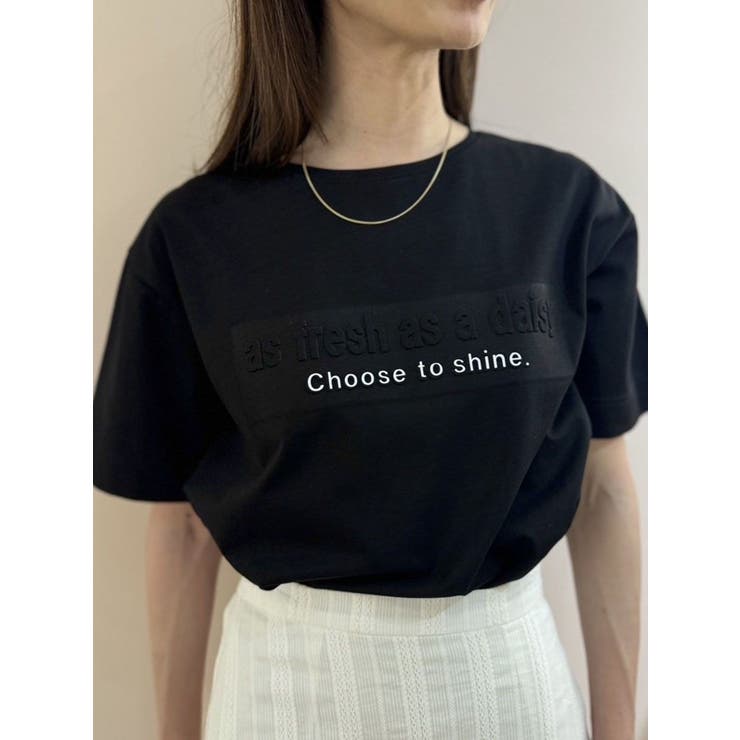 EMBOSS+PRINT TEE/エンボス+プリントTシャツ | CALNAMUR | 詳細画像12 