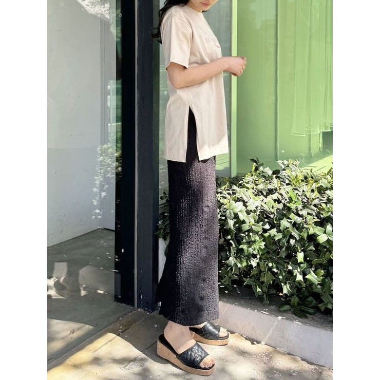 EMBOSS+PRINT TEE/エンボス+プリントTシャツ | CALNAMUR | 詳細画像9 