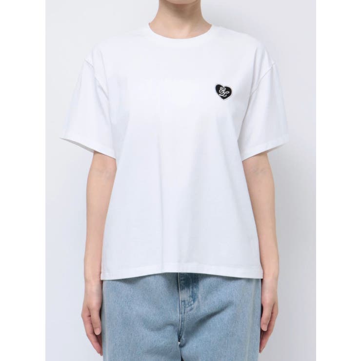 KIRAKIRA HEART TEE/キラキラハートTシャツ[品番：MKSW0058786
