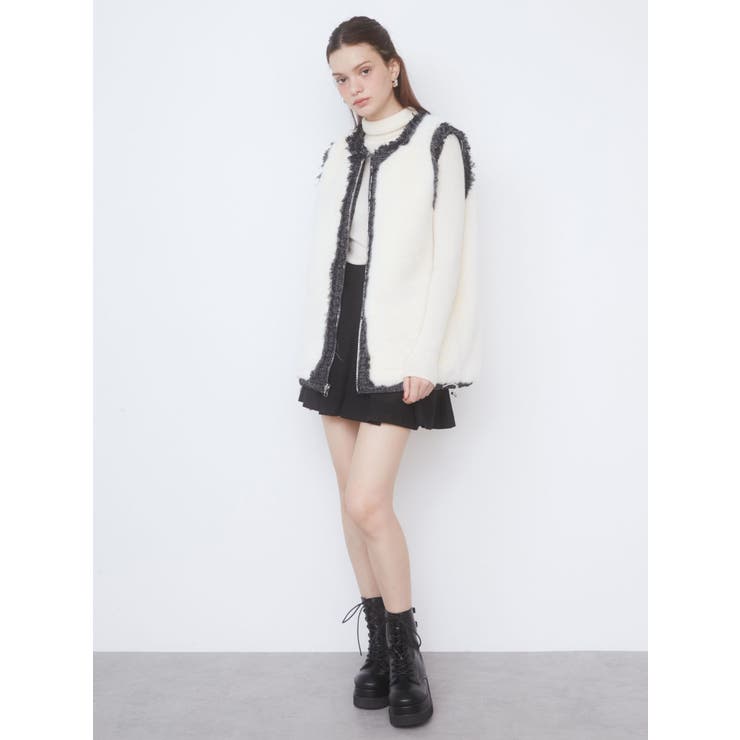 REVERSIBLE FUR VEST/リバーシブルファーベスト | CALNAMUR | 詳細画像15 