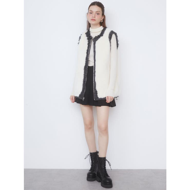 REVERSIBLE FUR VEST/リバーシブルファーベスト[品番 REVERSIBLE FUR VEST/リバーシブルファーベスト[品番