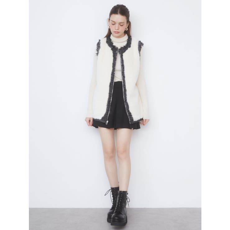 REVERSIBLE FUR VEST/リバーシブルファーベスト | CALNAMUR | 詳細画像17 