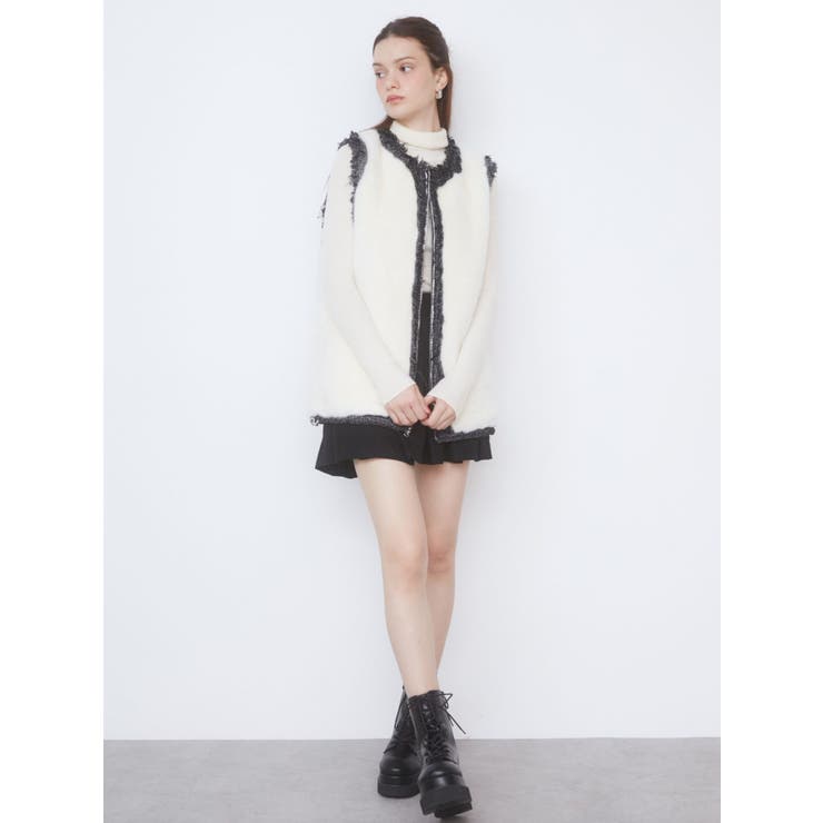 REVERSIBLE FUR VEST/リバーシブルファーベスト | CALNAMUR | 詳細画像18 