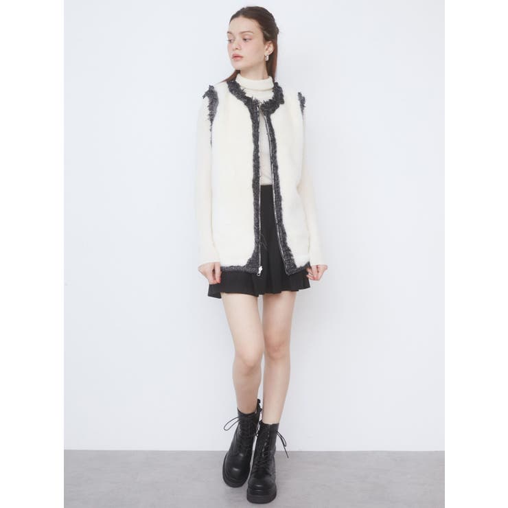 REVERSIBLE FUR VEST/リバーシブルファーベスト | CALNAMUR | 詳細画像19 