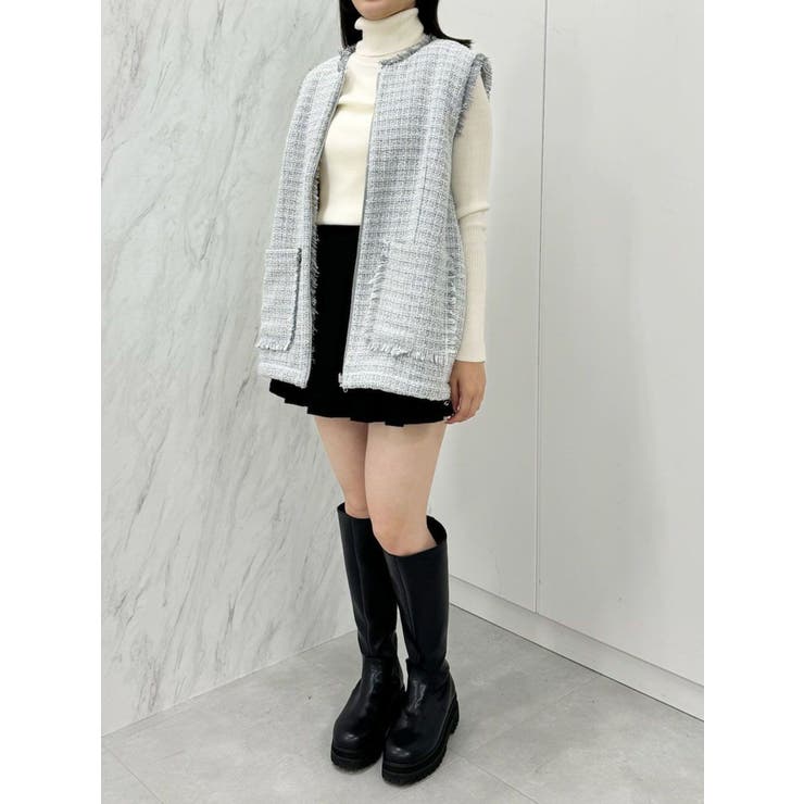 REVERSIBLE FUR VEST/リバーシブルファーベスト | CALNAMUR | 詳細画像28 