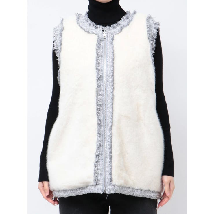 REVERSIBLE FUR VEST/リバーシブルファーベスト | CALNAMUR | 詳細画像47 