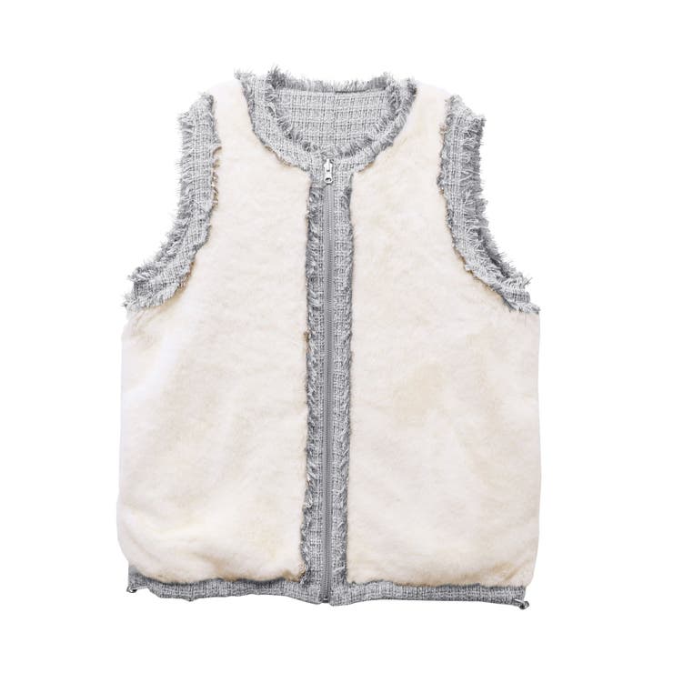REVERSIBLE FUR VEST/リバーシブルファーベスト | CALNAMUR | 詳細画像50 