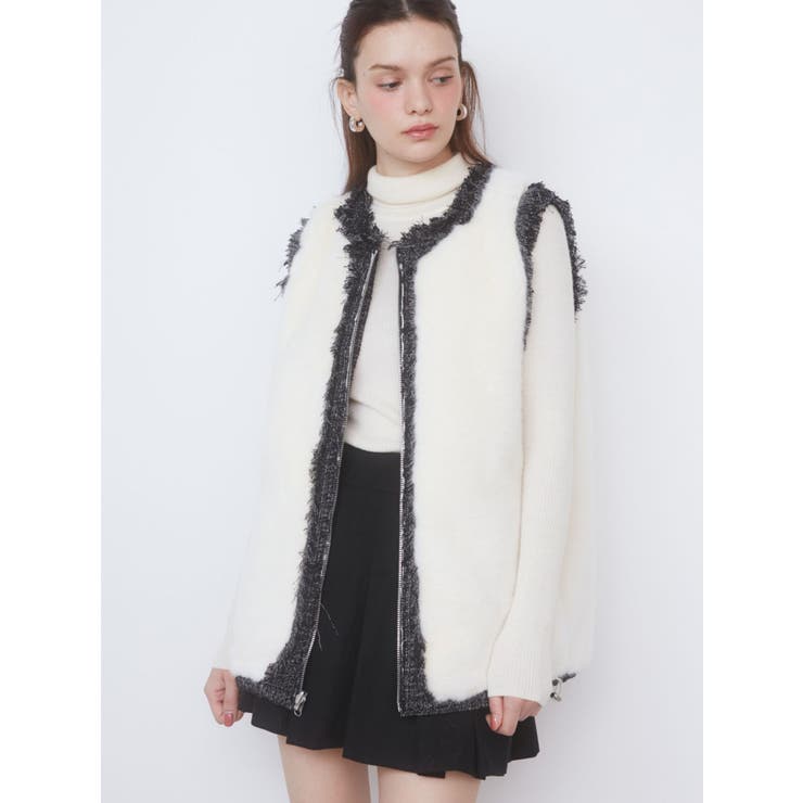 REVERSIBLE FUR VEST/リバーシブルファーベスト | CALNAMUR | 詳細画像7 