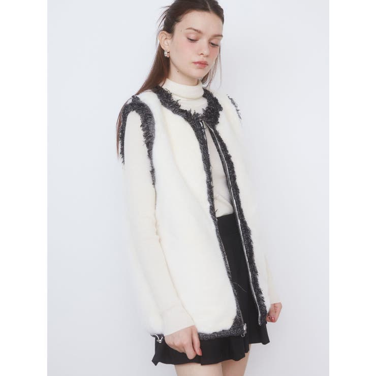 REVERSIBLE FUR VEST/リバーシブルファーベスト | CALNAMUR | 詳細画像8 
