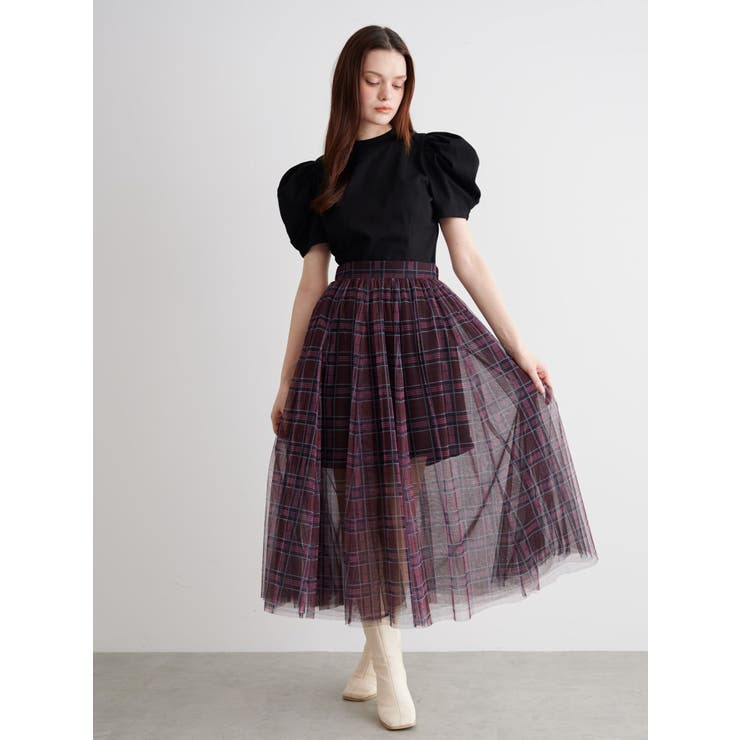 TULLE SKIRT SET[品番：MKSW0058916]｜CALNAMUR（カルナムール ）のレディースファッション通販｜SHOPLIST（ショップリスト）