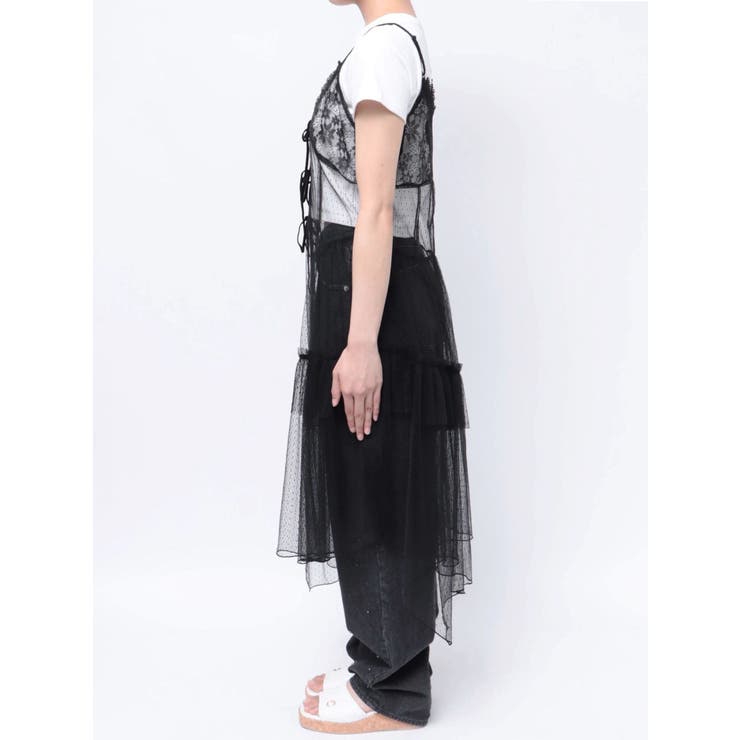 TULLE CAMISOLE DRESS/チュールキャミソールドレス | CALNAMUR | 詳細画像17 