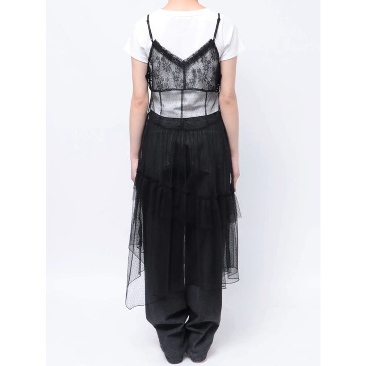 TULLE CAMISOLE DRESS/チュールキャミソールドレス | CALNAMUR | 詳細画像18 