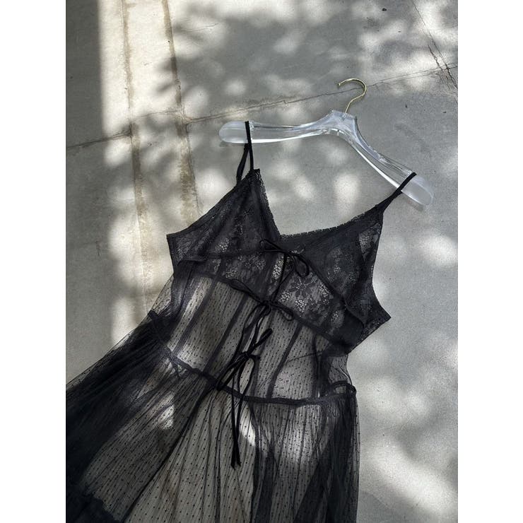 TULLE CAMISOLE DRESS/チュールキャミソールドレス | CALNAMUR | 詳細画像2 