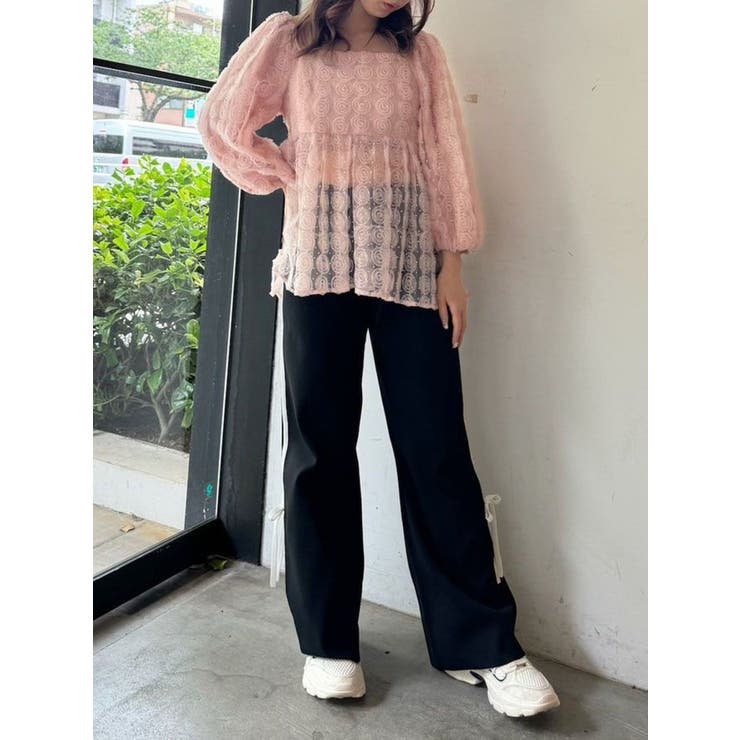 3D ROSE TULLE BL/3Dローズチュールブラウス | CALNAMUR | 詳細画像40 