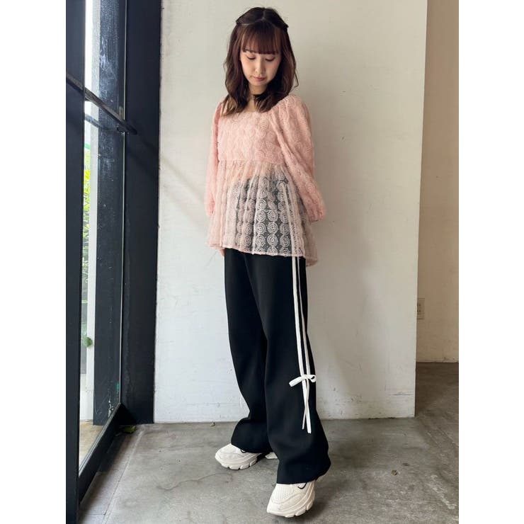 3D ROSE TULLE BL/3Dローズチュールブラウス | CALNAMUR | 詳細画像41 