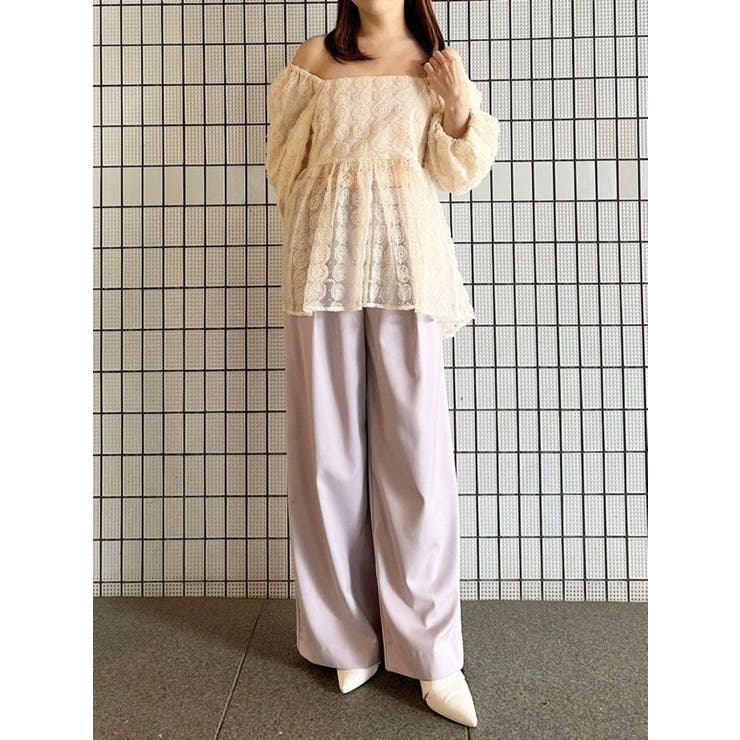 3D ROSE TULLE BL/3Dローズチュールブラウス | CALNAMUR | 詳細画像42 