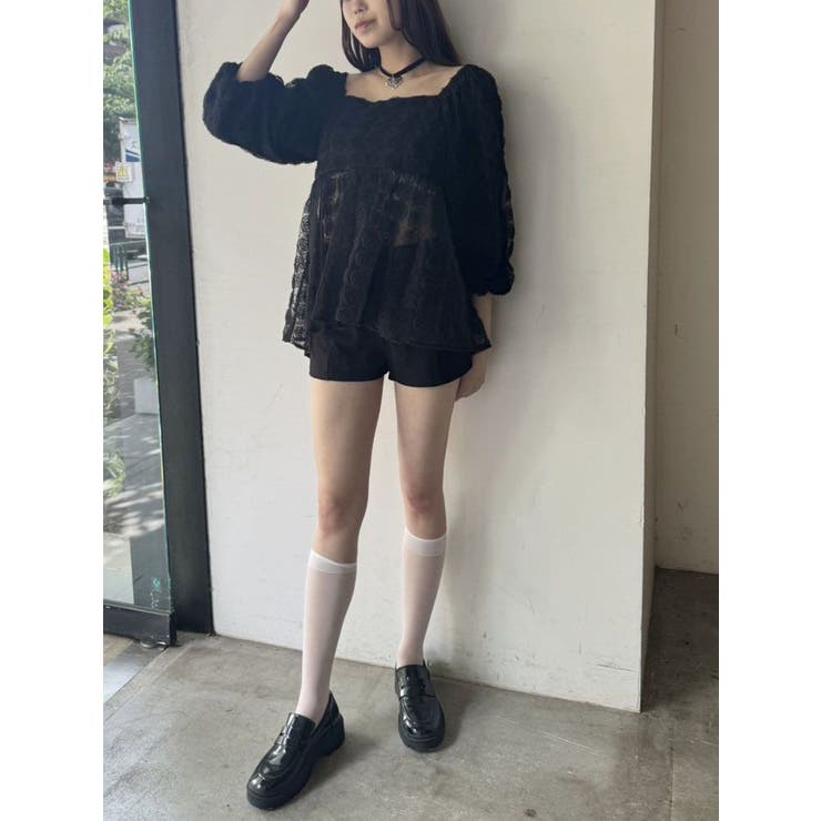 3D ROSE TULLE BL/3Dローズチュールブラウス | CALNAMUR | 詳細画像43 