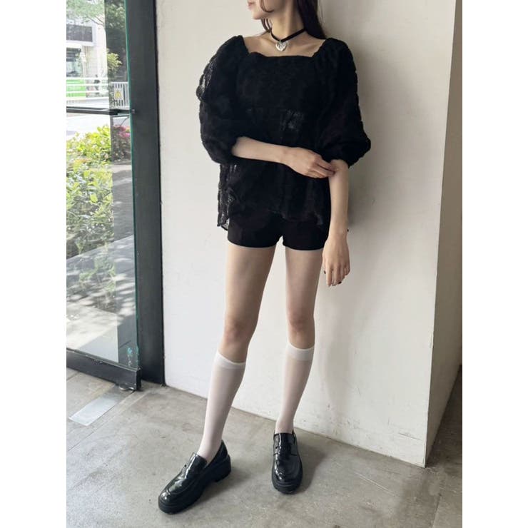 3D ROSE TULLE BL/3Dローズチュールブラウス | CALNAMUR | 詳細画像50 