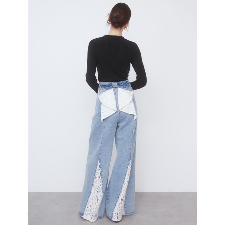 バックリボンデニムパンツ ⚠️本日まで バックリボンデニムパンツ[品番：MKSW0064621]｜RESEXXY