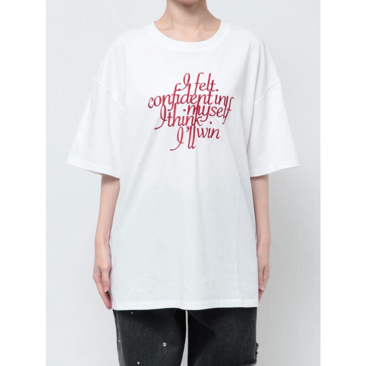 FRONT MESSAGE TEE/フロントメッセージTシャツ[品番：MKSW0058863