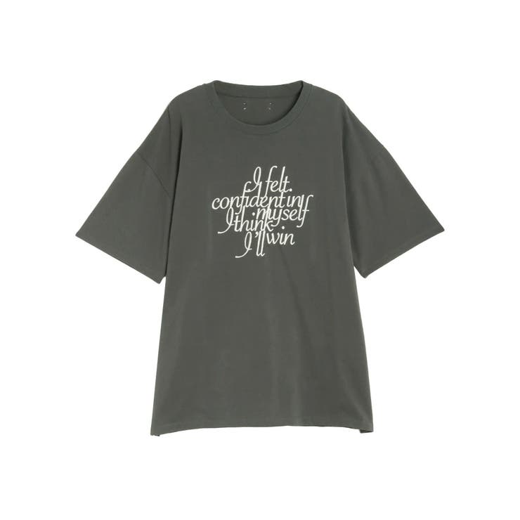 FRONT MESSAGE TEE/フロントメッセージTシャツ[品番：MKSW0058863
