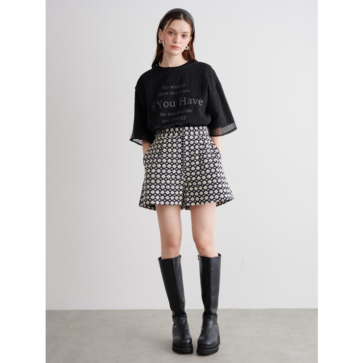 SHEER PLEATED LAYERED | CALNAMUR | 詳細画像15 