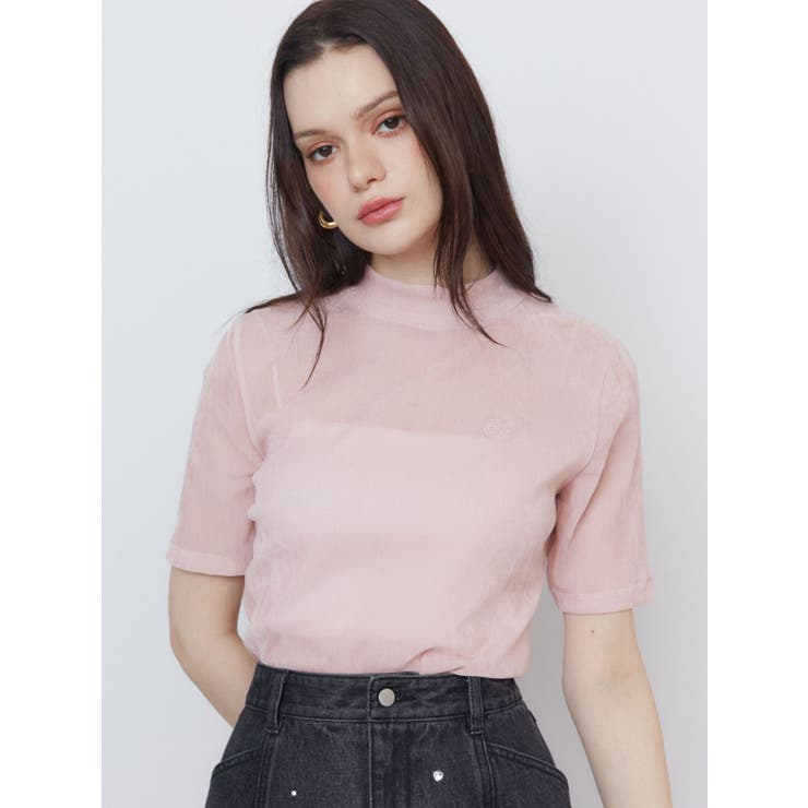 TULLE FLOCKING EMB | CALNAMUR | 詳細画像12 