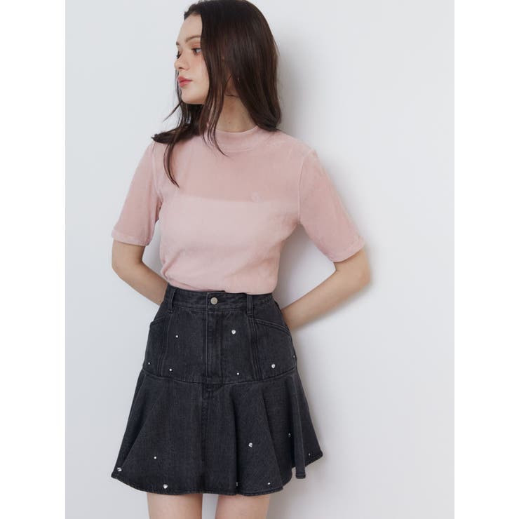 TULLE FLOCKING EMB | CALNAMUR | 詳細画像15 