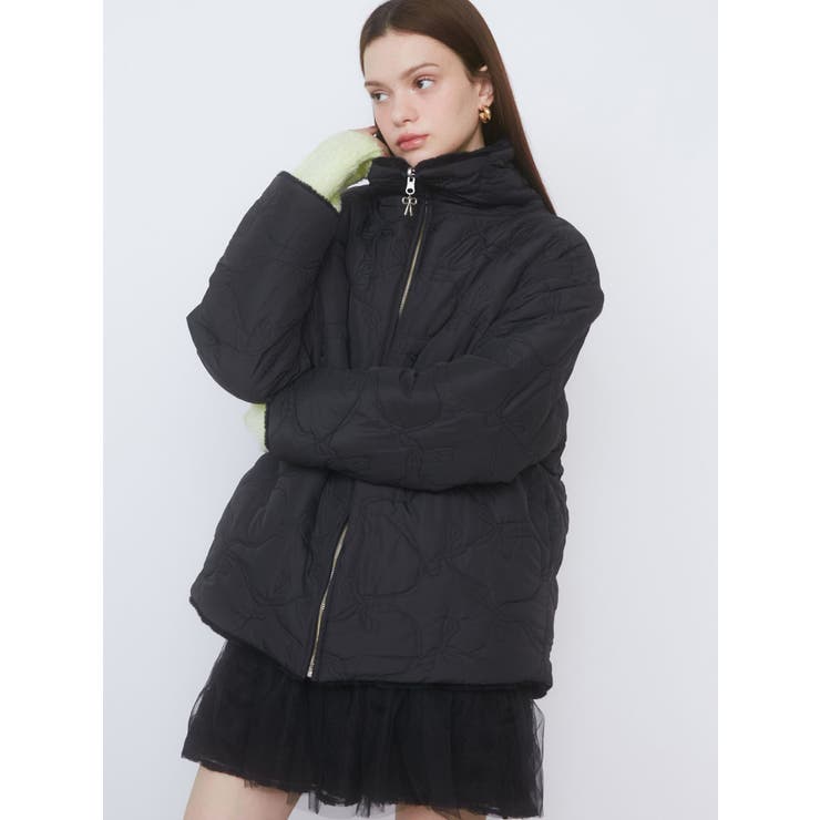 2WAY RIBBON＆FAUX FUR[品番：MKSW0060559]｜CALNAMUR