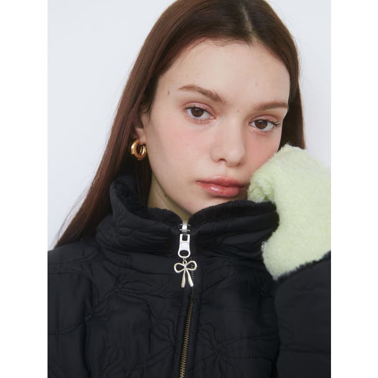 2WAY RIBBON＆FAUX FUR[品番：MKSW0060559]｜CALNAMUR（カルナムール 