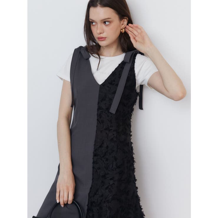 RIBBON 2WAY JUMPER OP/リボンWAYジャンパーワンピース | CALNAMUR | 詳細画像11 