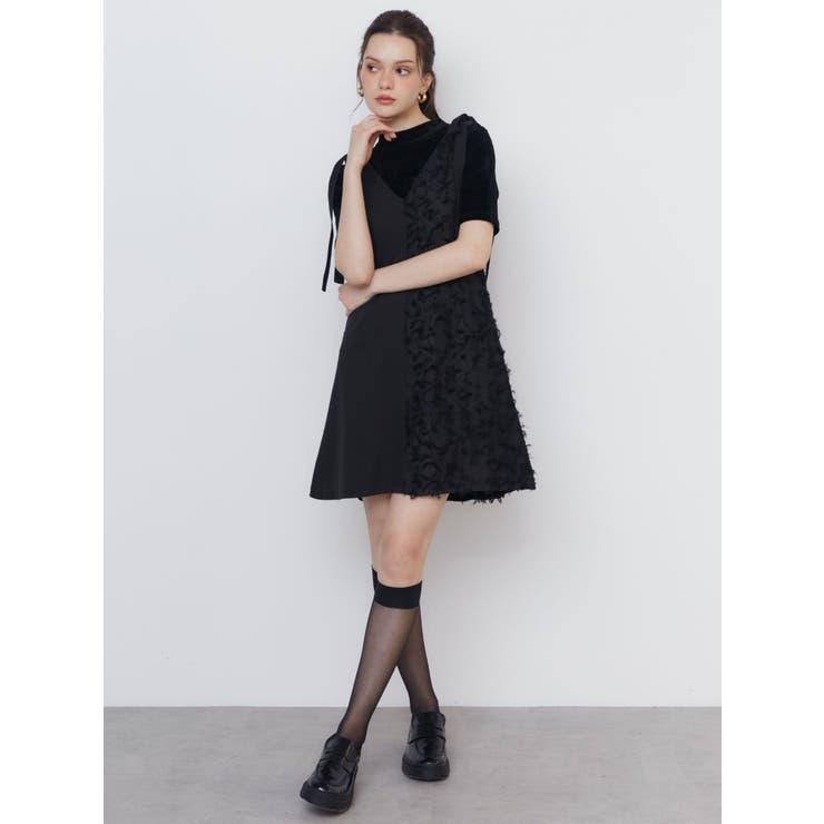 RIBBON 2WAY JUMPER OP/リボンWAYジャンパーワンピース | CALNAMUR | 詳細画像14 