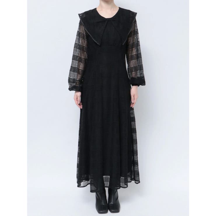 RIBBON COLLAR LACE OP/リボンカラーレースワンピース | CALNAMUR | 詳細画像18 