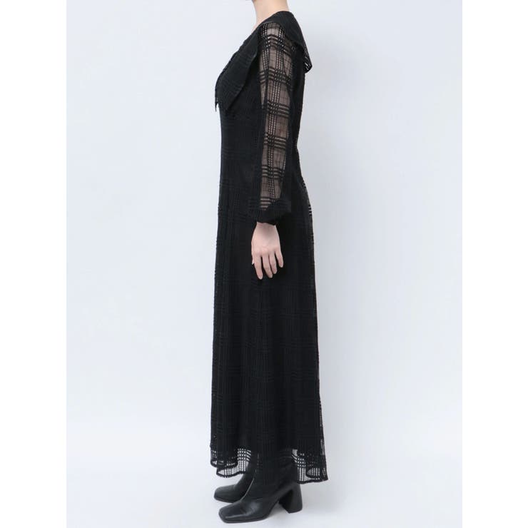 RIBBON COLLAR LACE OP/リボンカラーレースワンピース | CALNAMUR | 詳細画像19 