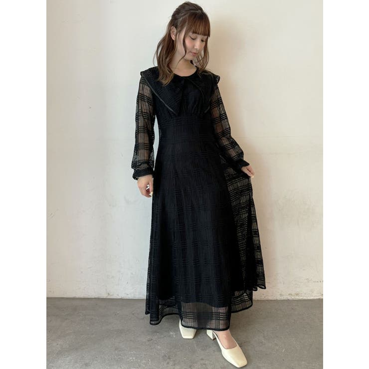 RIBBON COLLAR LACE OP/リボンカラーレースワンピース | CALNAMUR | 詳細画像31 