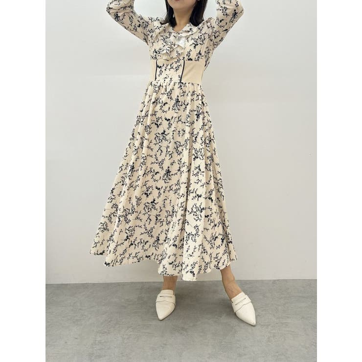 FRILL FLOWER DRESS/フリルフラワードレス | CALNAMUR | 詳細画像24 