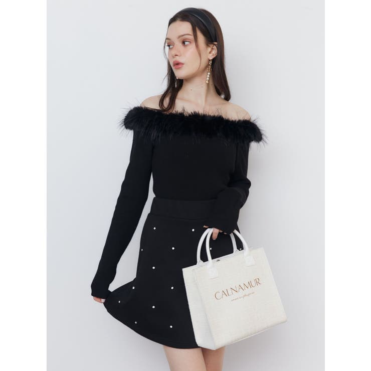 TWEED LOGO BAG/ツイードロゴバッグ | CALNAMUR | 詳細画像14 