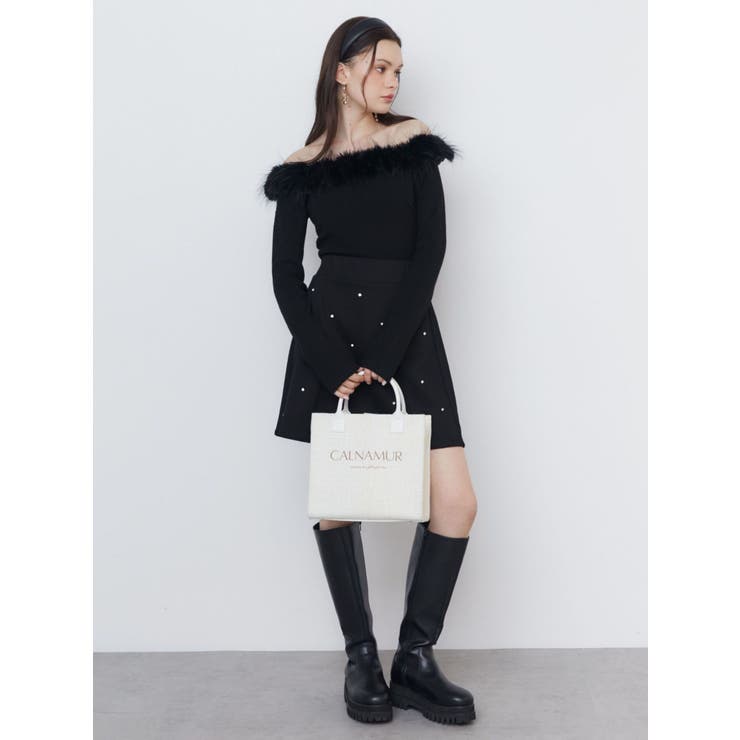 TWEED LOGO BAG/ツイードロゴバッグ | CALNAMUR | 詳細画像16 