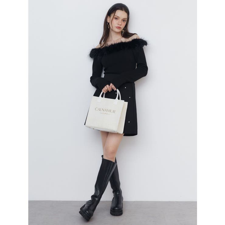 TWEED LOGO BAG/ツイードロゴバッグ | CALNAMUR | 詳細画像17 